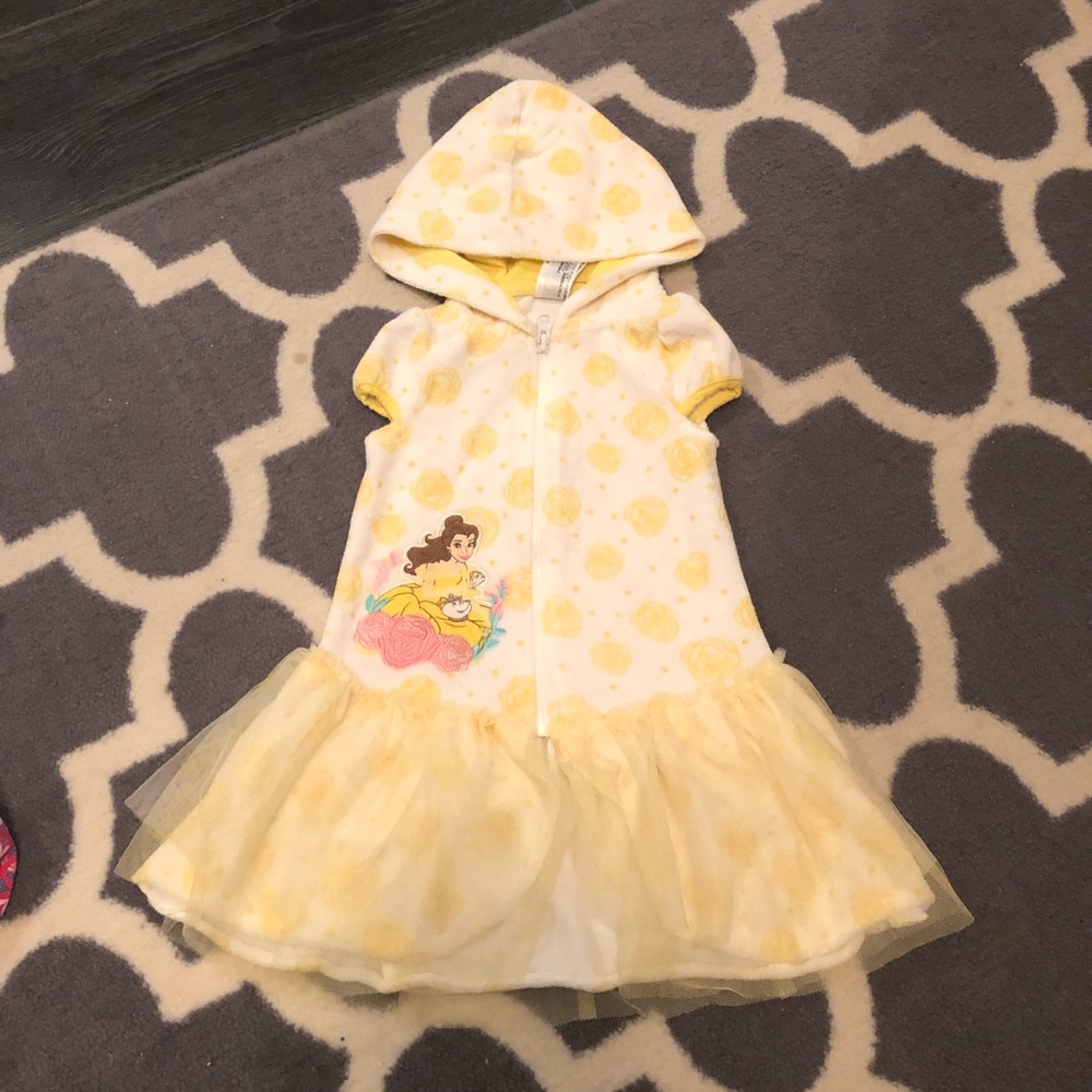 Disney belle swimsuit cover up, 3T